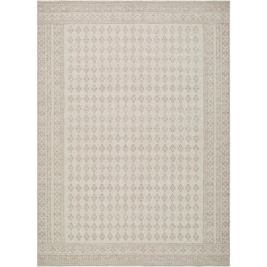 Shanti NBSH-2300 Rug by Nabela Noor x Livabliss in beige, white, yellow. Made from jute, polyester in a unique style.