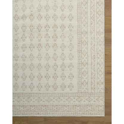 Shanti NBSH-2300 Rug by Nabela Noor x Livabliss in beige, white, yellow. Made from jute, polyester in a unique style.