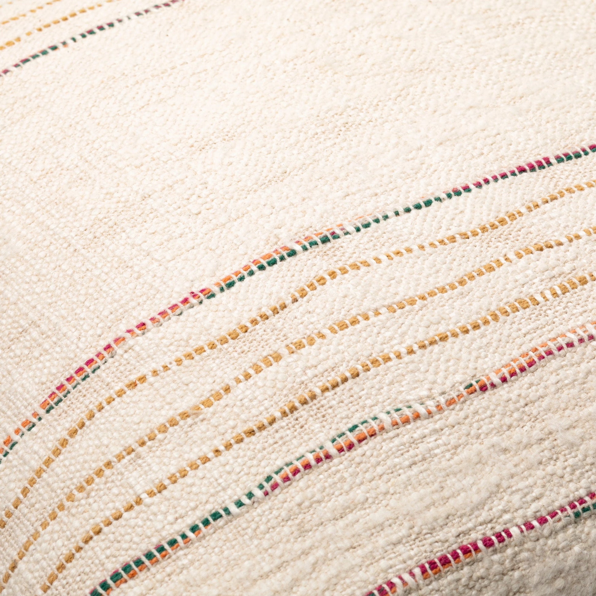Newburgh Pillow - 32315 by Surya in ivory, bright red, orange, dark green. Made from front: 100% cotton, back: 100% cotton in a cottage & farmhouse style.