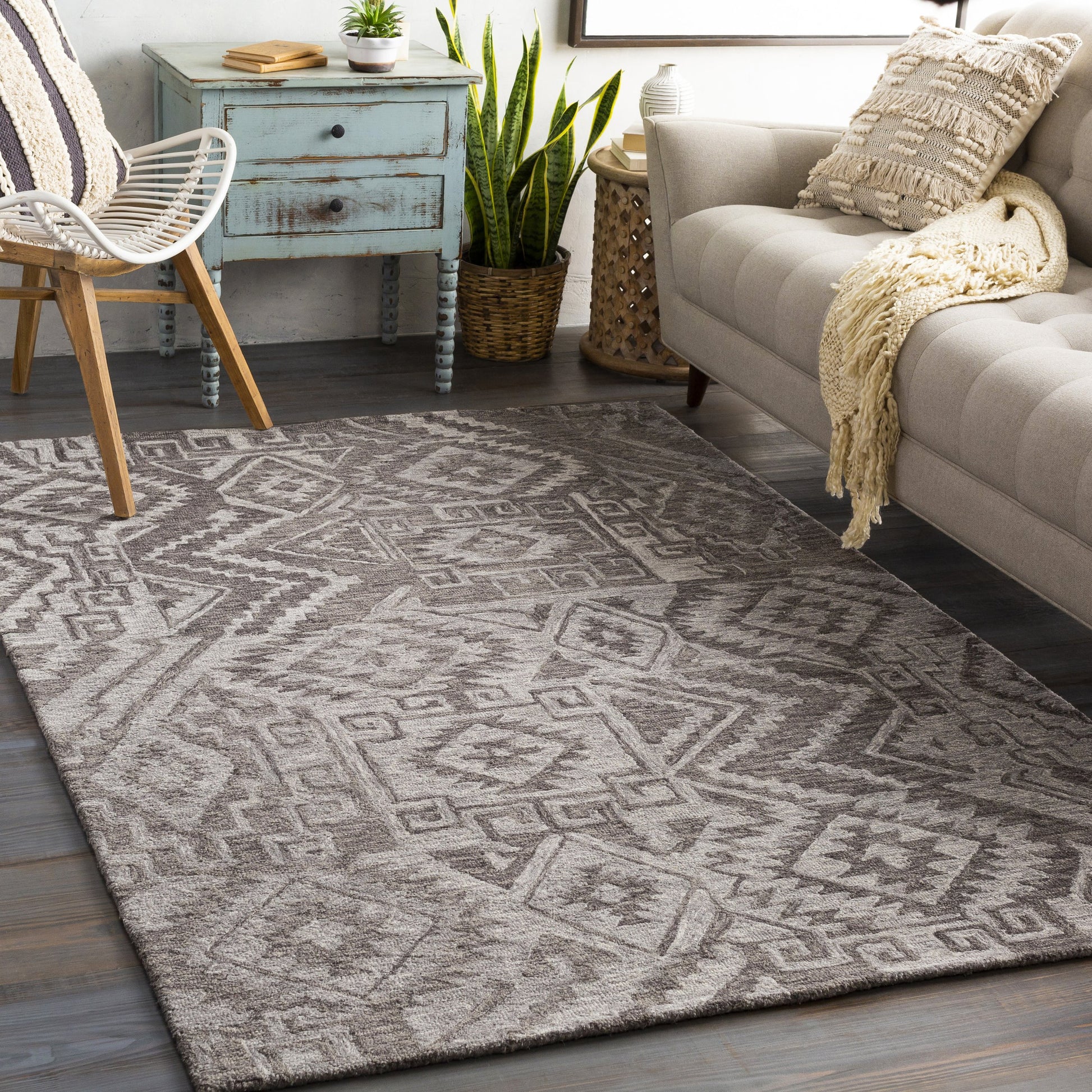 Newcastle Rug - 23667 by Surya. Made from 100% wool in a unique style.