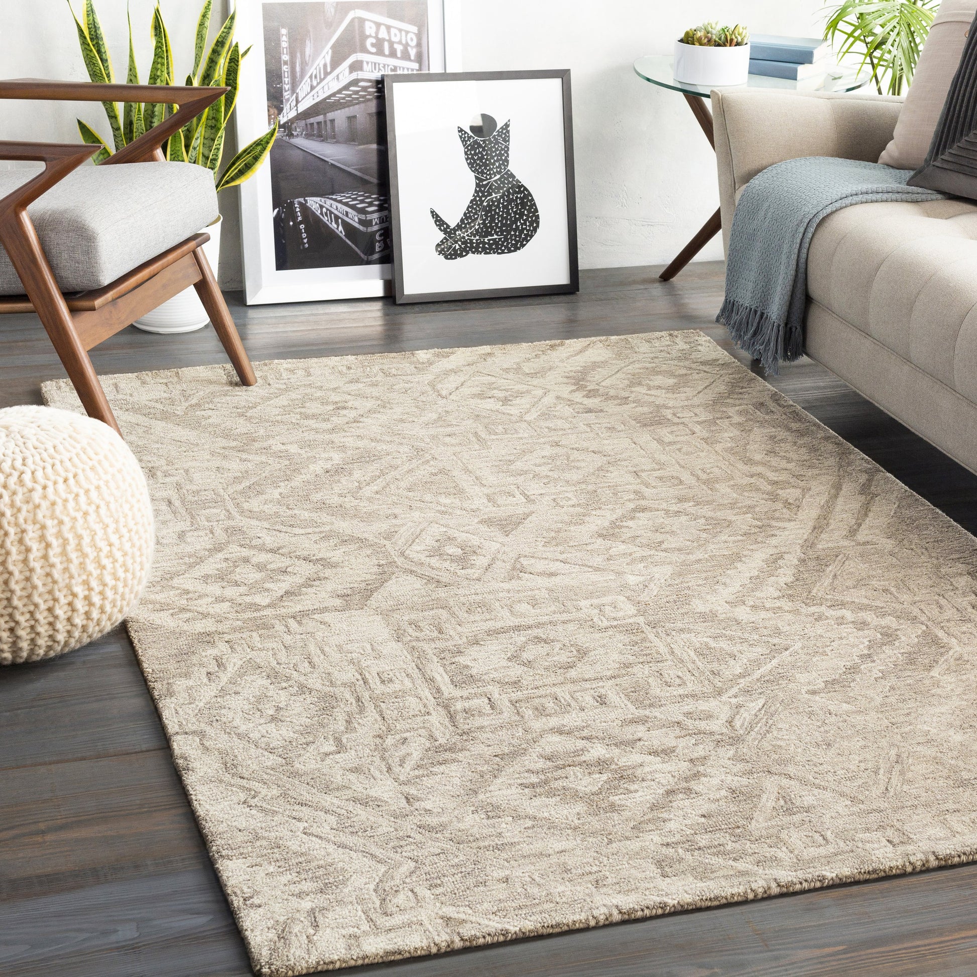 Newcastle Rug - 23667 by Surya. Made from 100% wool in a unique style.