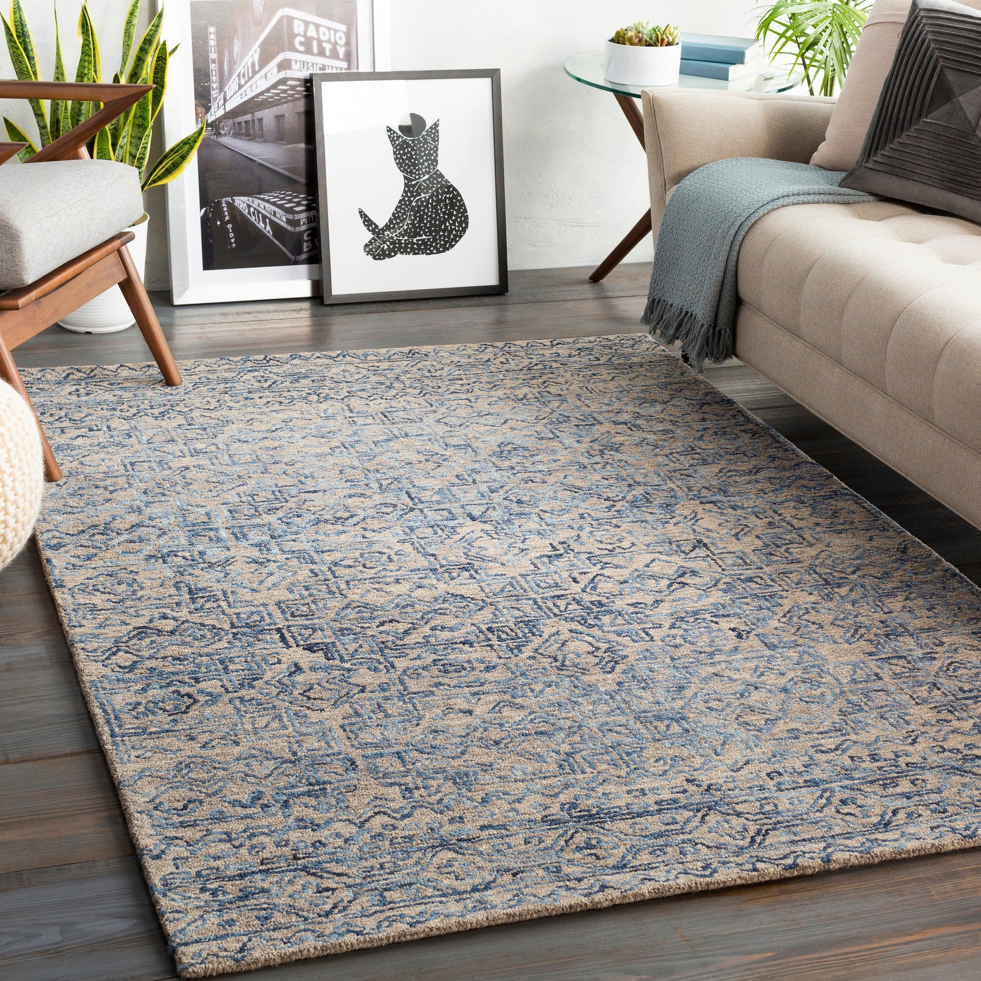 Newcastle Rug - 23669 by Livabliss. Made from 100% wool in a unique style.