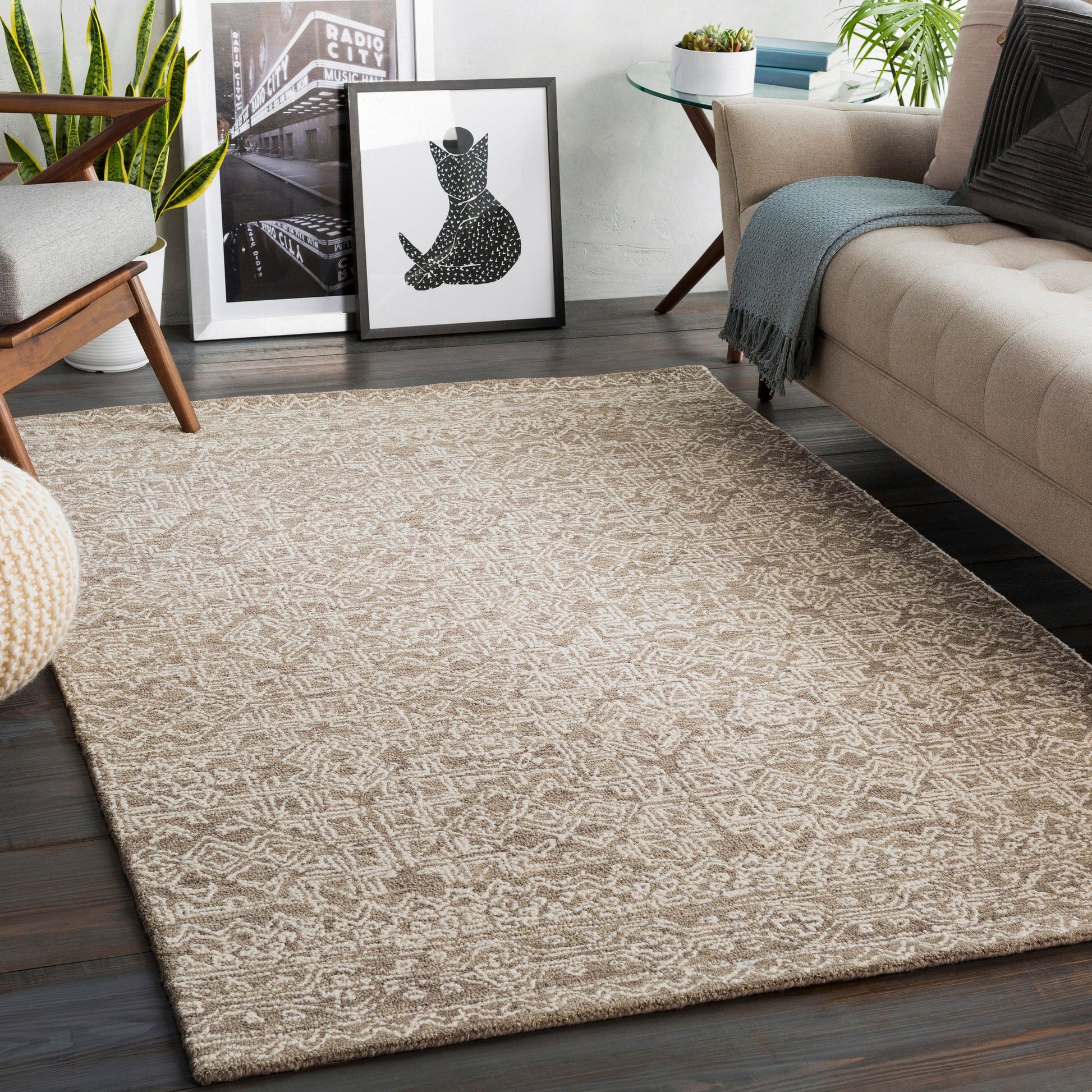 Newcastle Rug - 23669 by Livabliss. Made from 100% wool in a unique style.