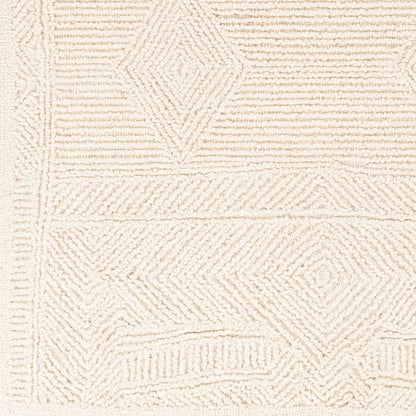 Newcastle Rug - 29984 by Livabliss in cream. Made from 100% wool in a unique style.