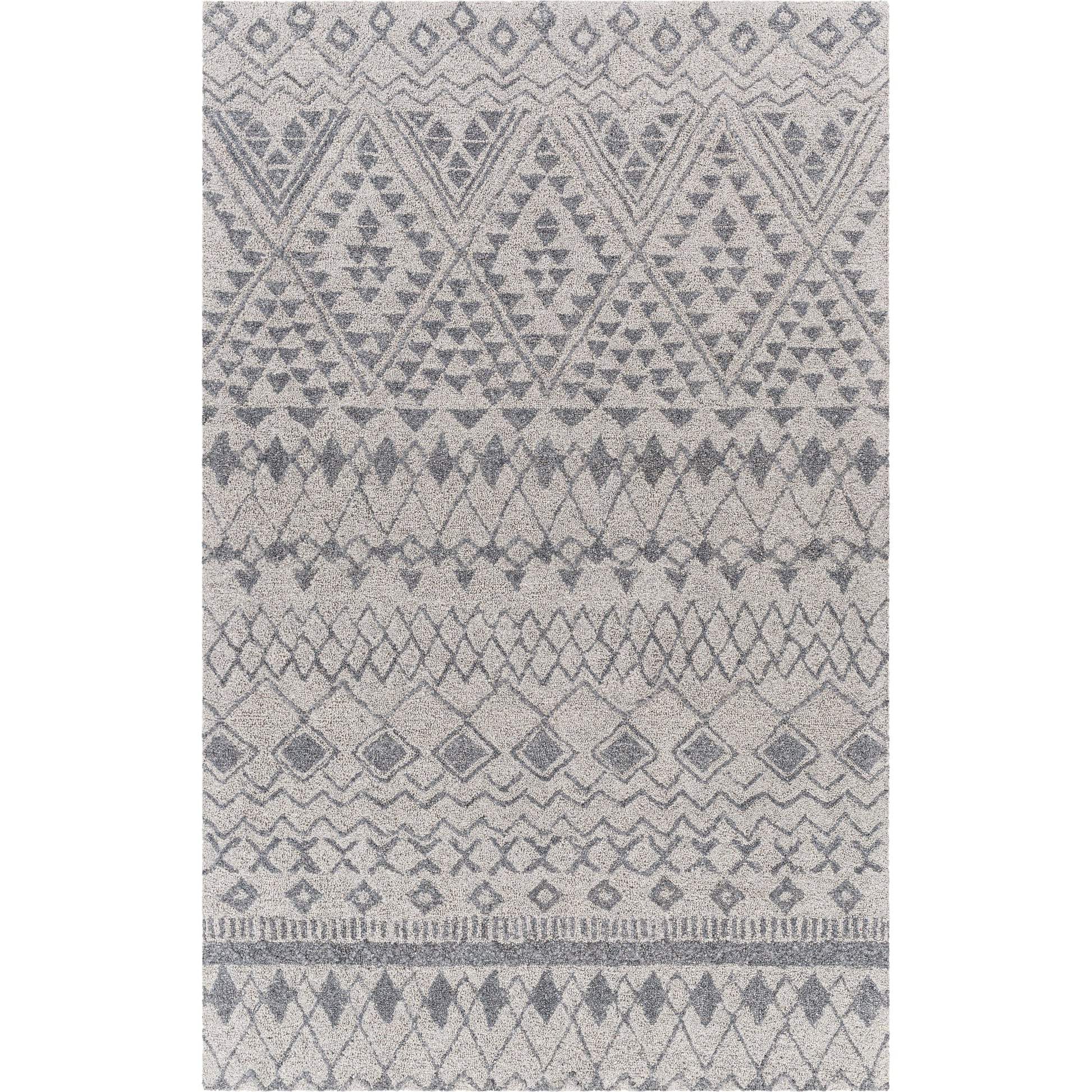 Newcastle Rug - 29988 by Surya in gray, charcoal. Made from 100% wool in a unique style.