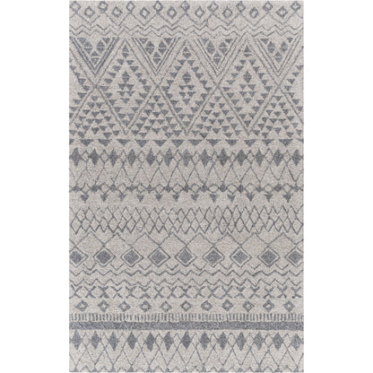 Newcastle Rug - 29988 by Surya in gray, charcoal. Made from 100% wool in a unique style.
