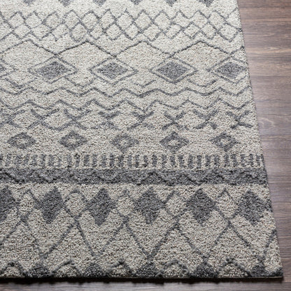 Newcastle Rug - 29988 by Surya in gray, charcoal. Made from 100% wool in a unique style.