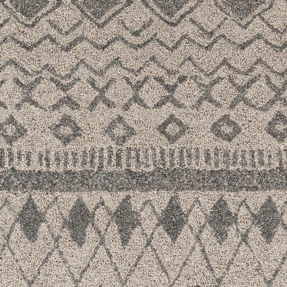 Newcastle Rug - 29988 by Surya in gray, charcoal. Made from 100% wool in a unique style.