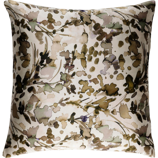 Naida Pillow - 19753 by Surya. Made from front: 100% silk, back: 100% silk in a coastal style.