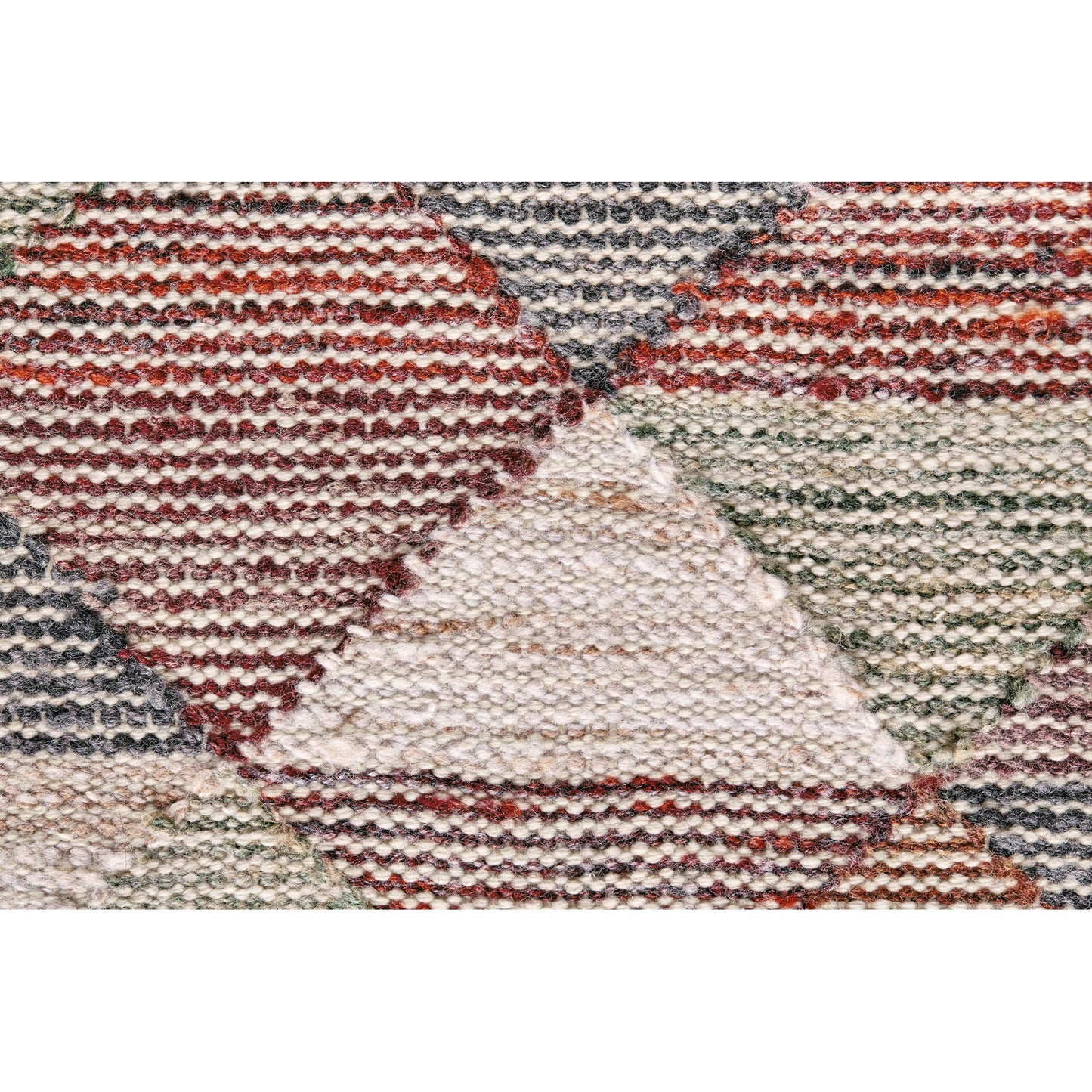 003 SI-2129974,SI-2129975 | Closeup | Sequoia Geometric Rug - 8712F by Feizy in red, blue, green. Made from pet in a unique style.