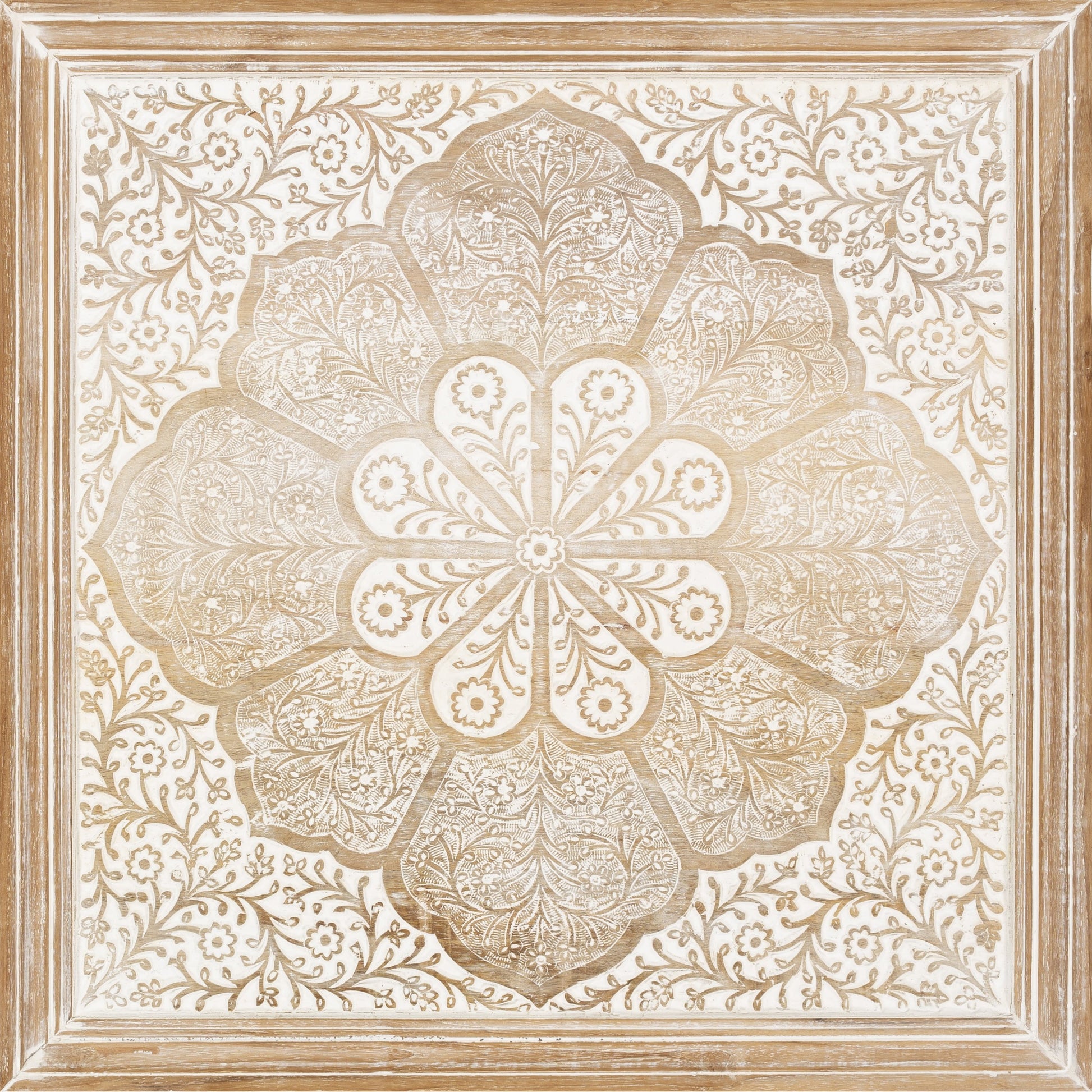 Nadia Wall Art Piece - 22000 by Surya in light grey, taupe, khaki and distressed. Made from wood in a transitional style.