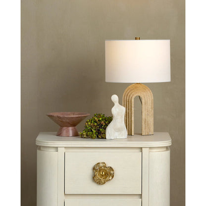 Giada Onyx Bust Sculpture by Currey and Company in natural. Made from onyx in a modern style.