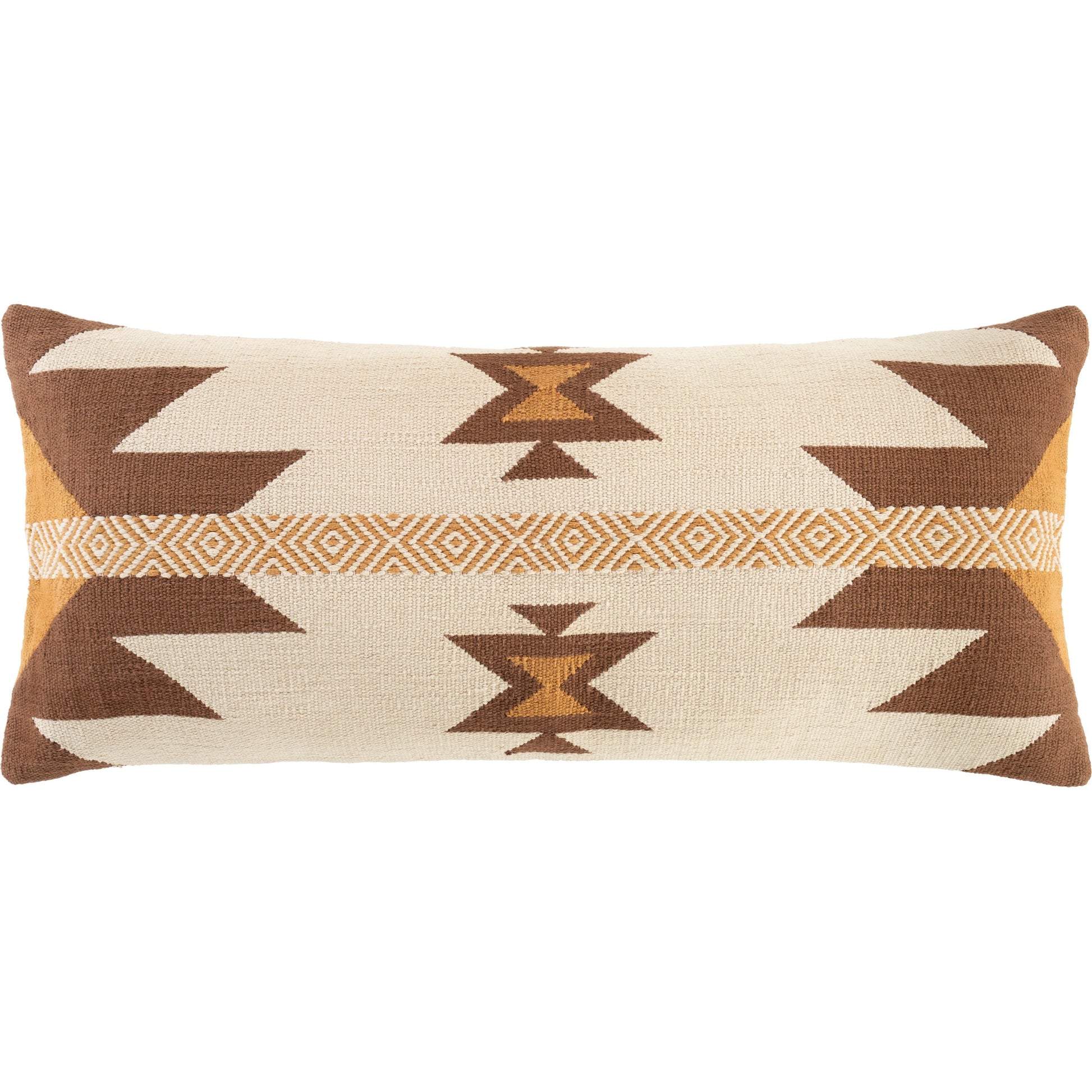 Andrea Pillow by Surya in cream, yellow. Made from front: 100% cotton, back: 100% cotton in a unique style.