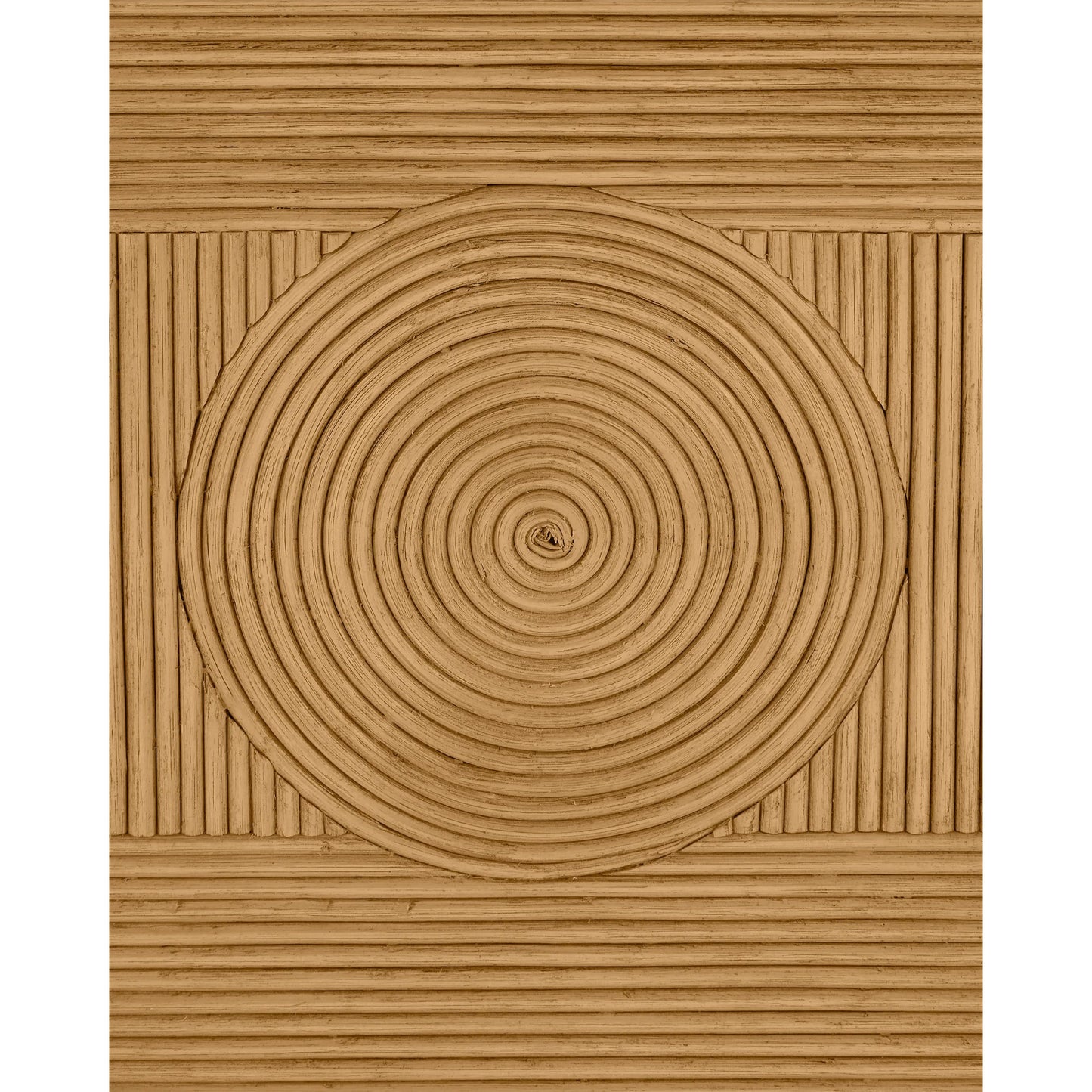 014 SI-2191830 | Closeup | Santos Armchair by Currey and Company. Made from mahogany, rattan, brass in a modern style.