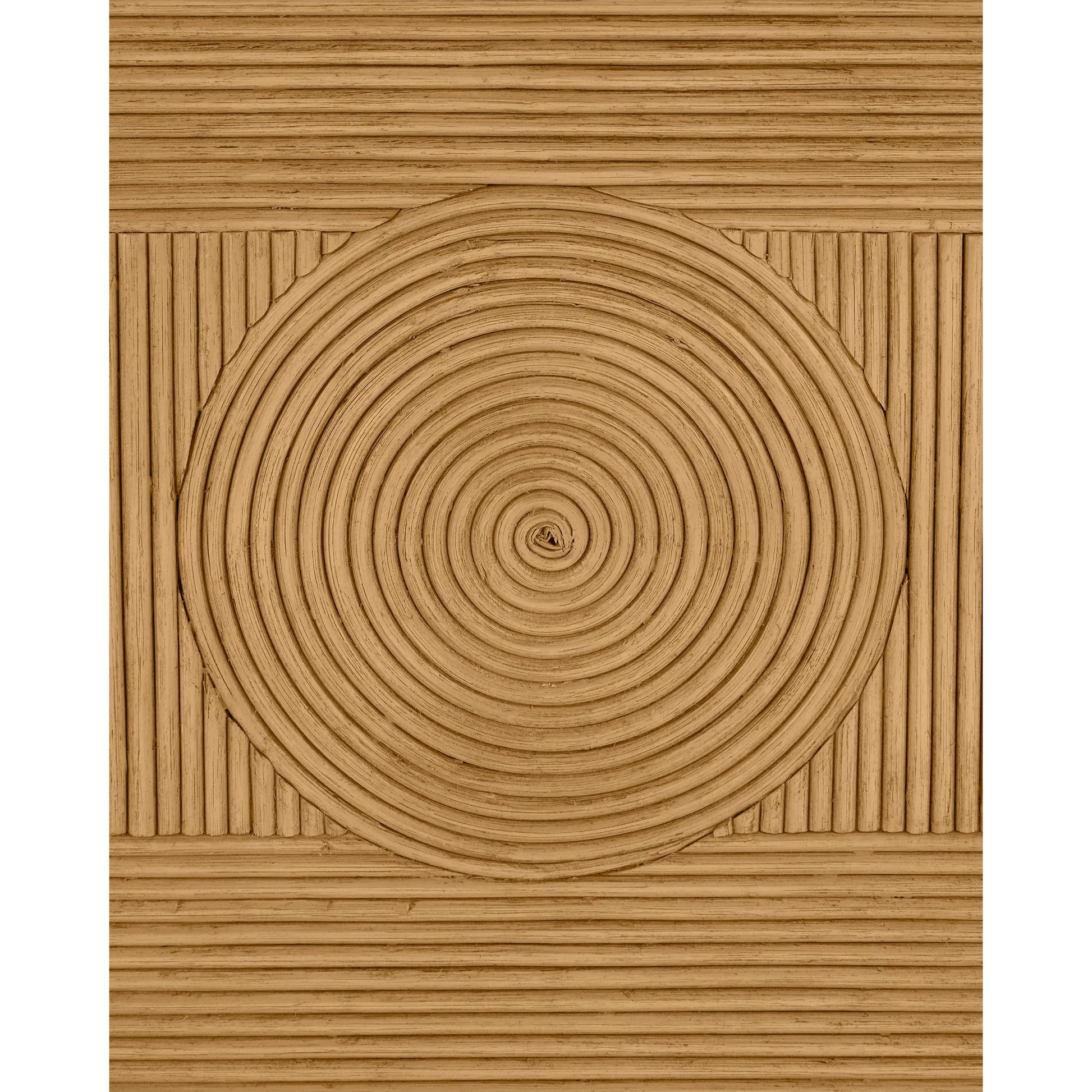 Santos Armchair by Currey and Company. Made from mahogany, rattan, brass in a modern style.