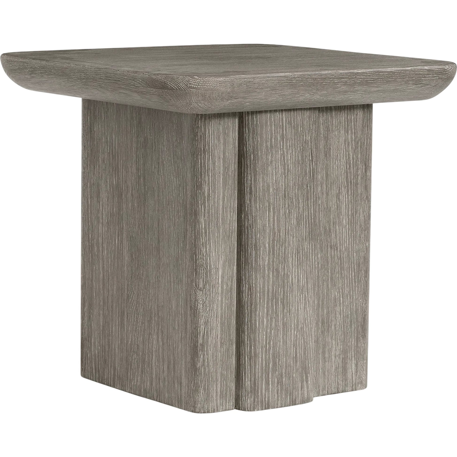 Monolith Side Table by Bernhardt in brown. Made from wood in a unique style.