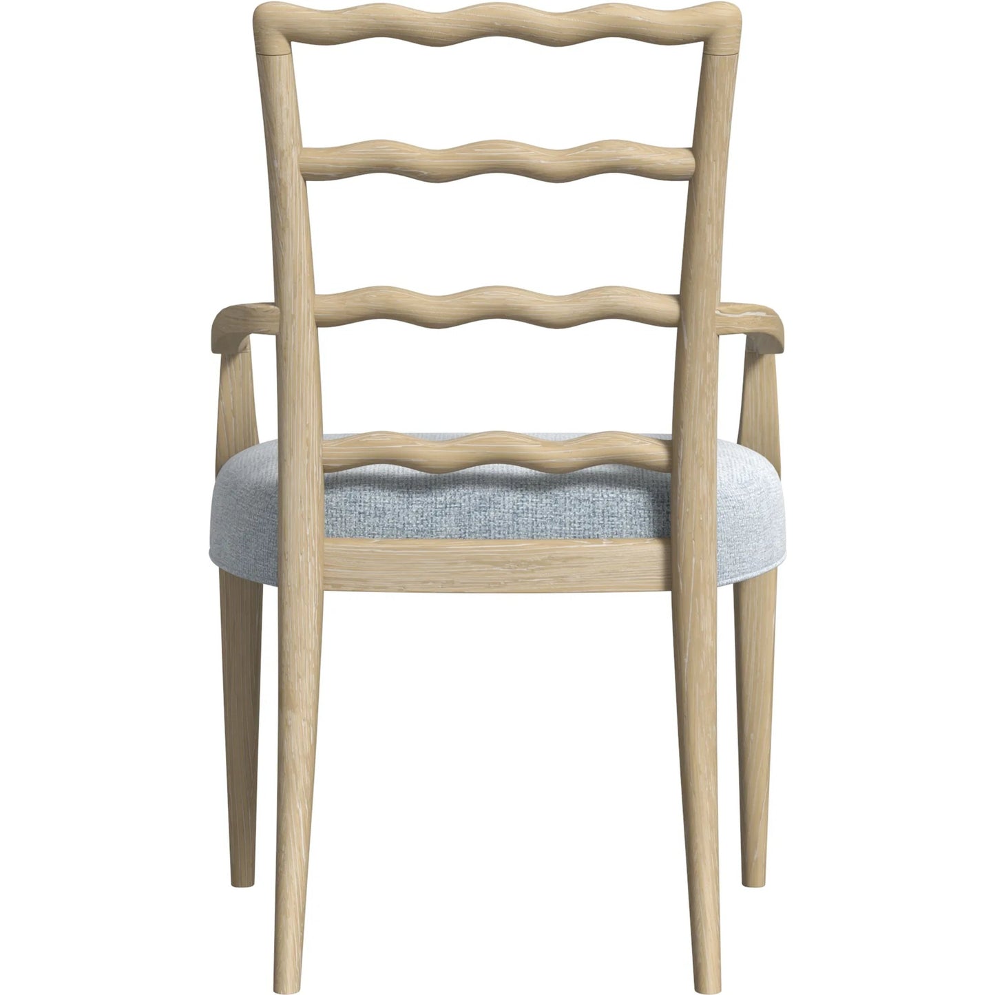 003 SI-2514187 | Additional Silo | Haven Ladderback Arm Chair by A.R.T. Furniture in sun oak. Made from parawood solids, oak veneer in a transitional style.