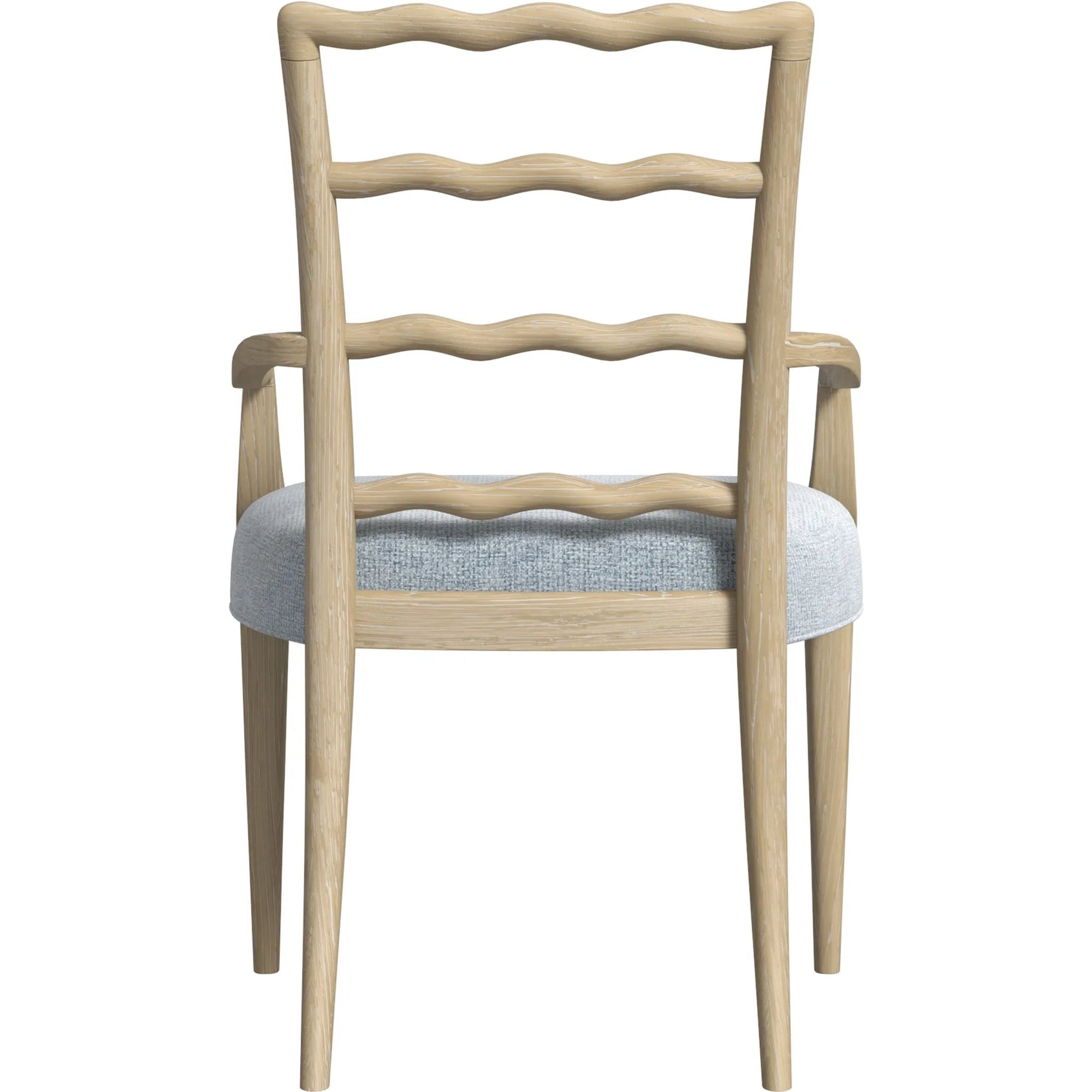 Haven Ladderback Arm Chair by A.R.T. Furniture in sun oak. Made from parawood solids, oak veneer in a transitional style.