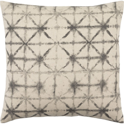Nebula Pillow - 8986 by Surya in light beige, charcoal. Made from 70% polyester, 30% linen in a modern style.
