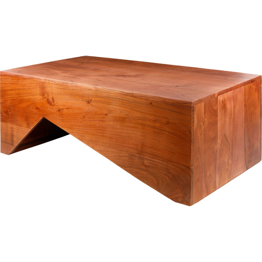 Neemrana - 29419 by Livabliss in brown and wood finishwood finish. Made from top: wood, base: 100% wood in a modern style.