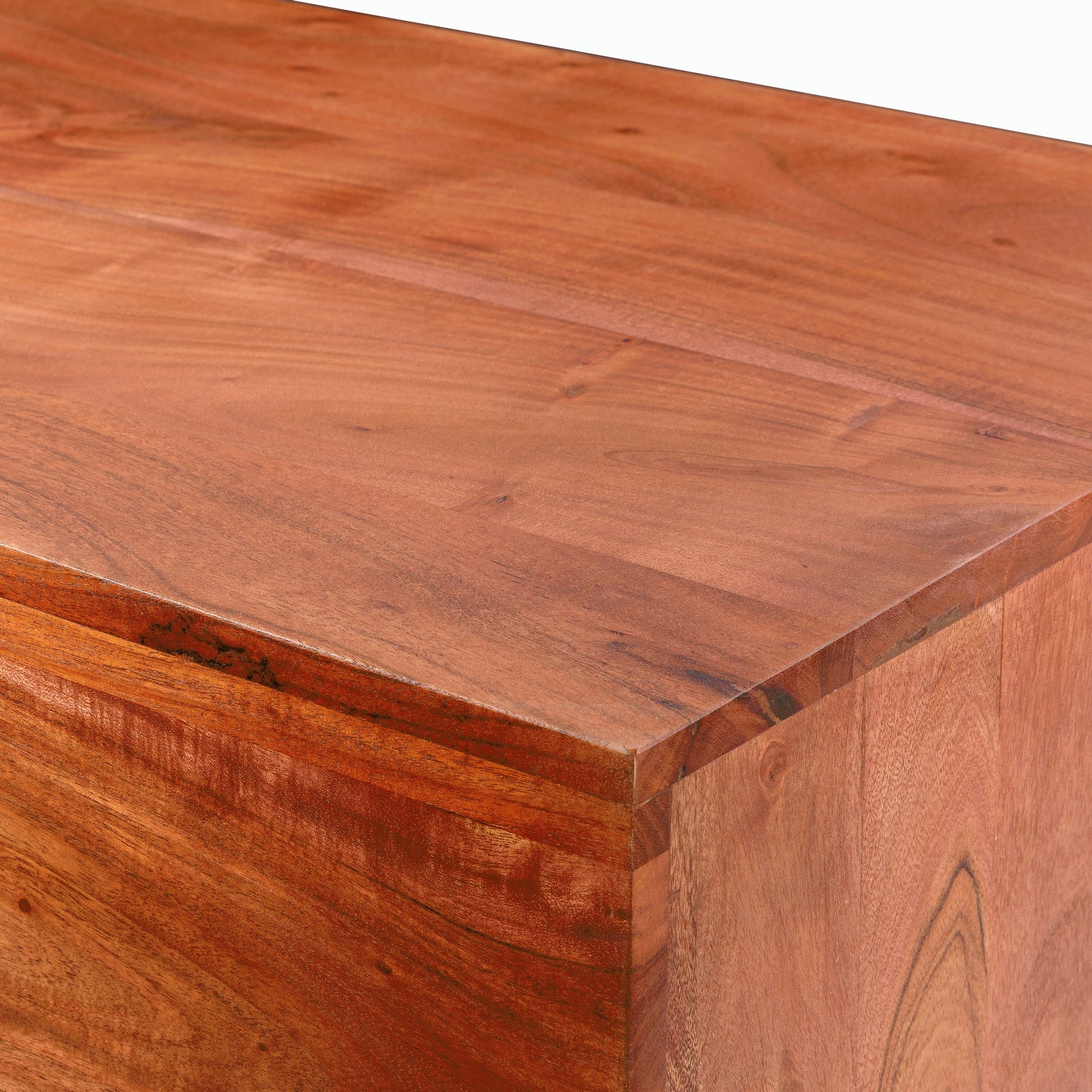 Neemrana - 29419 by Livabliss in brown and wood finishwood finish. Made from top: wood, base: 100% wood in a modern style.