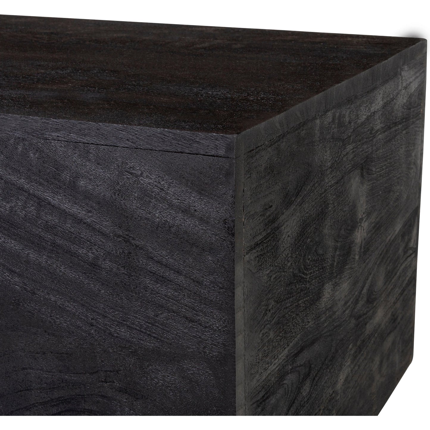 003 SI-1914623 | Closeup | Neemrana - 29420 by Livabliss in balck and wood finishwood finish. Made from top: wood, base: 100% wood in a modern style.