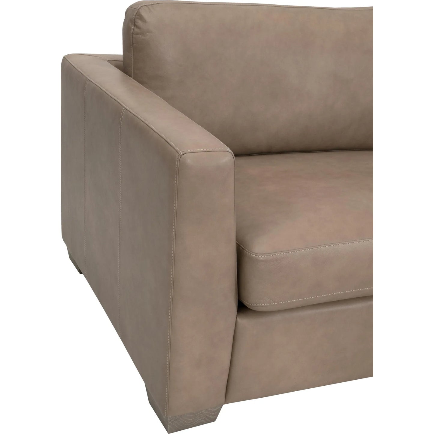 014 SI-2544382 | Closeup | Neiman Taper Arm Sofa by Essentials For Living. Made from solid oak wood in a transitional style.
