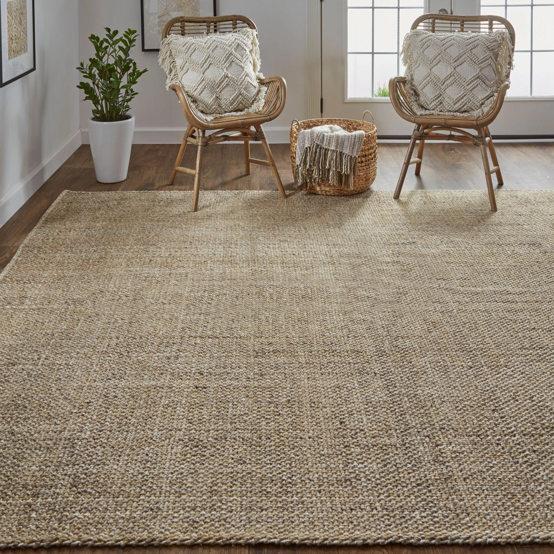 Naples Transitional Solid Rug - 0751F by Feizy. Made from polyester in a unique style.