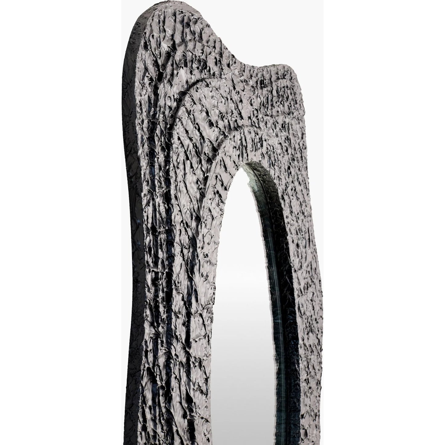 002 SI-2380058 | Closeup | Nero Accent Mirror by Surya in black. Made from mdf in a modern style.
