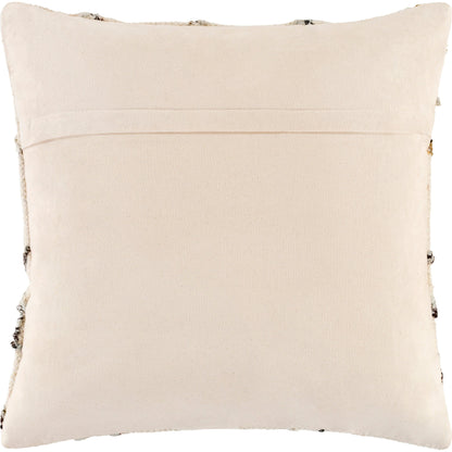 Nettie Pillow - 31395 by Surya in off-white, light beige, black. Made from 60% wool, 25% viscose, 15% cotton, 80% polyester, 20% cotton in a eclectic & global style.