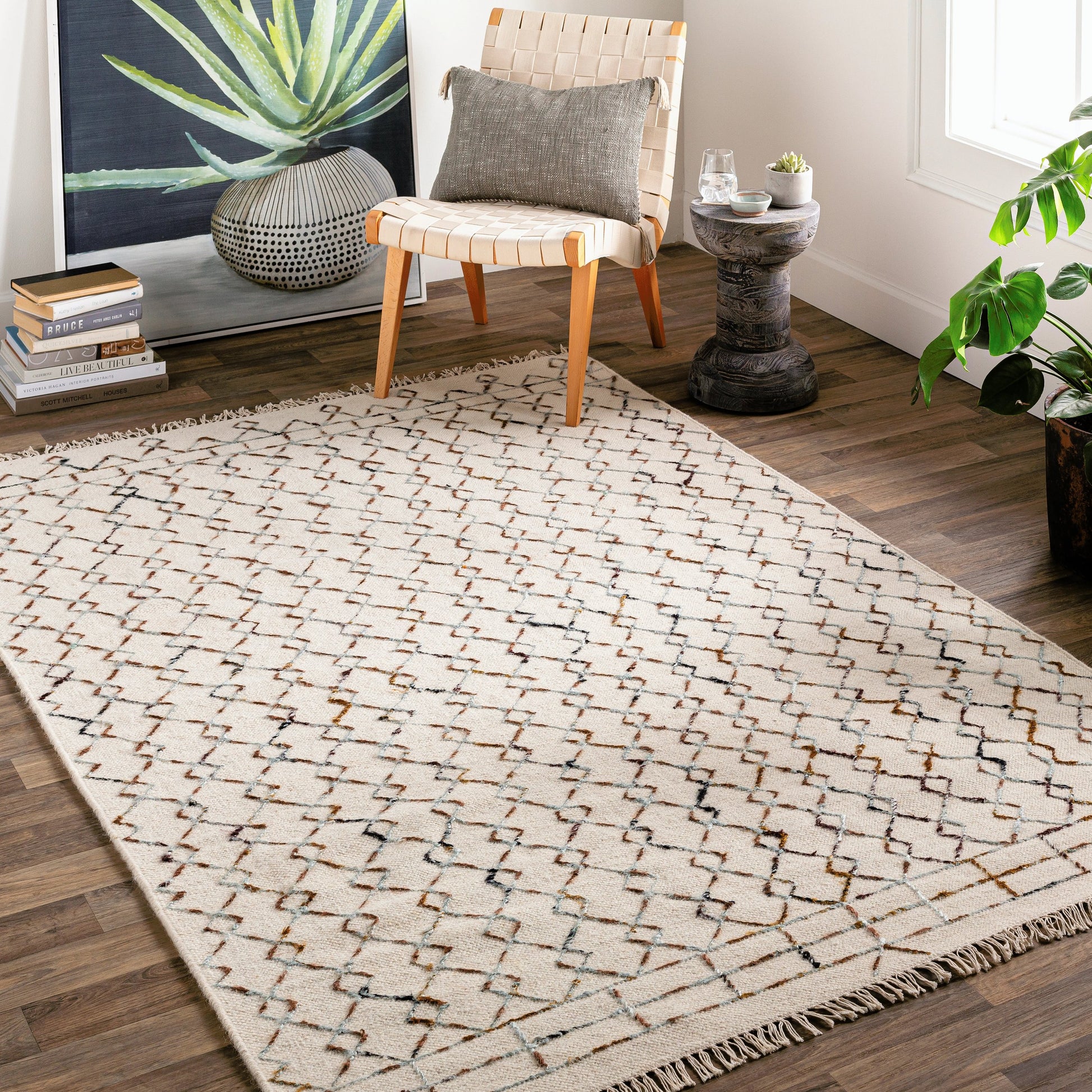 Nettie Rug - 16385 by Surya. Made from 70% wool, 30% cotton in a unique style.