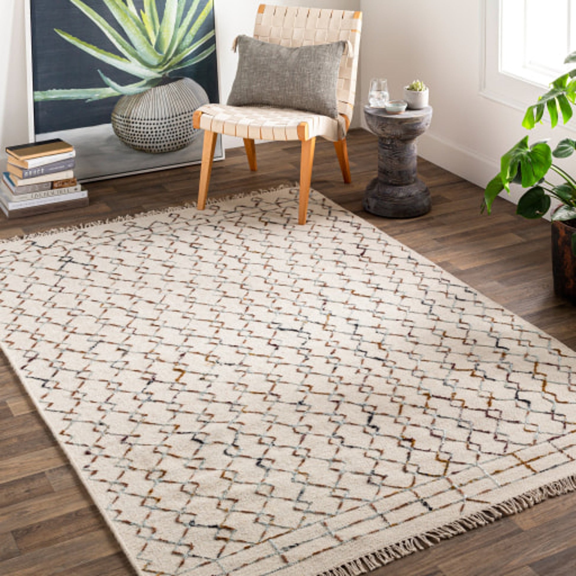 Nettie Rug - 16385 by Surya. Made from 70% wool, 30% cotton in a unique style.