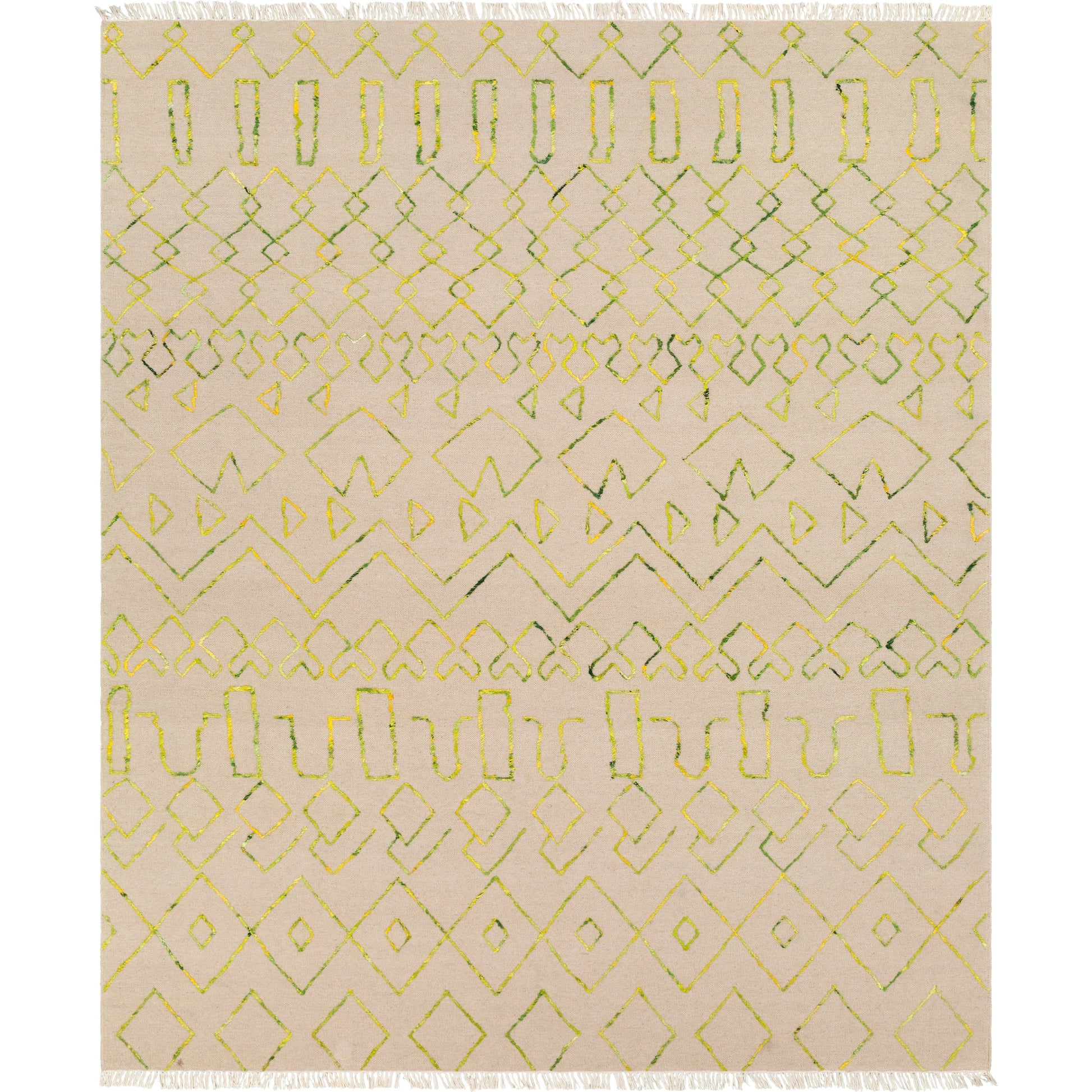 Nettie Rug - 16386 by Surya in cream, black. Made from 70% wool, 30% cotton in a unique style.