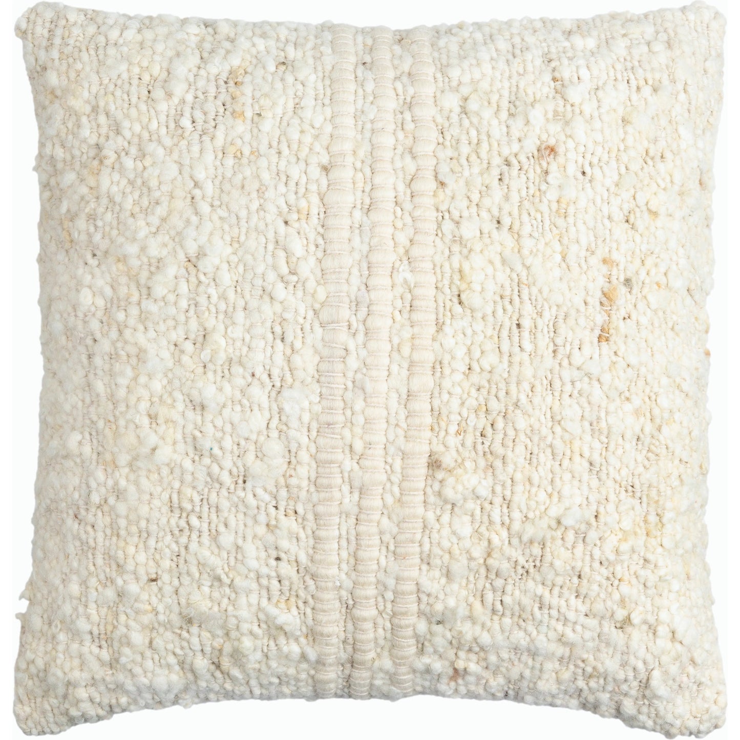 001 SI-2098945,SI-2098946,SI-2098948,SI-2098949,SI-2098951,SI-2098952 | Primary Silo | Neutral Pillow - 493482 by Surya in cream. Made from wool, cotton in a modern style.