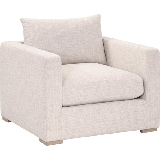 Newport Outdoor Track Arm Sofa Chair by Essentials For Living in livesmart shapiro, sand, desert accoya. Made from marine grade plywood, solid accoya wood in a unique style.