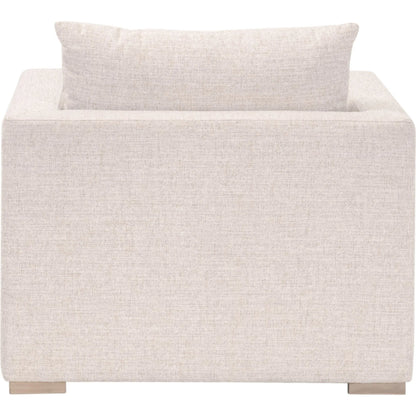 Newport Outdoor Track Arm Sofa Chair by Essentials For Living in livesmart shapiro, sand, desert accoya. Made from marine grade plywood, solid accoya wood in a transitional style.