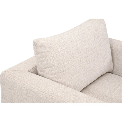 Newport Outdoor Track Arm Sofa Chair by Essentials For Living in livesmart shapiro, sand, desert accoya. Made from marine grade plywood, solid accoya wood in a transitional style.