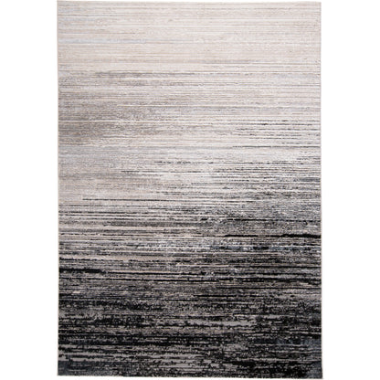 Micah Rug - 3337F by Feizy in black, gray. Made from polyester, polypropylene in a unique style.