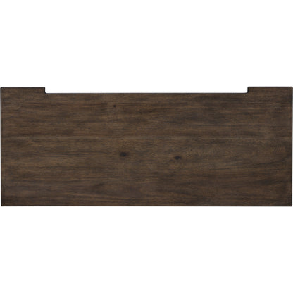 Woodbury Five-Drawer Chest by Pulaski Furniture in cowboy boots brown. Made from rubberwood in a traditional style.