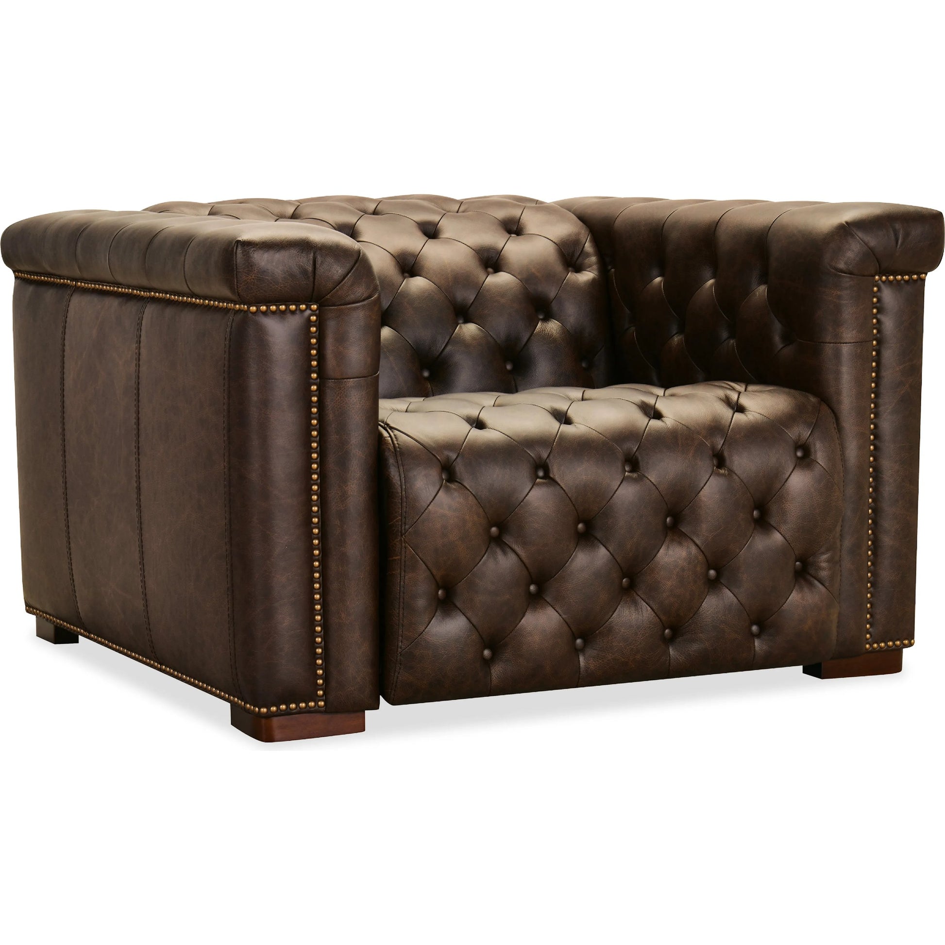 Savion Deux Power Recliner with Power Headrest by Hooker Furniture in dark wood. Made from unique in a traditional style.