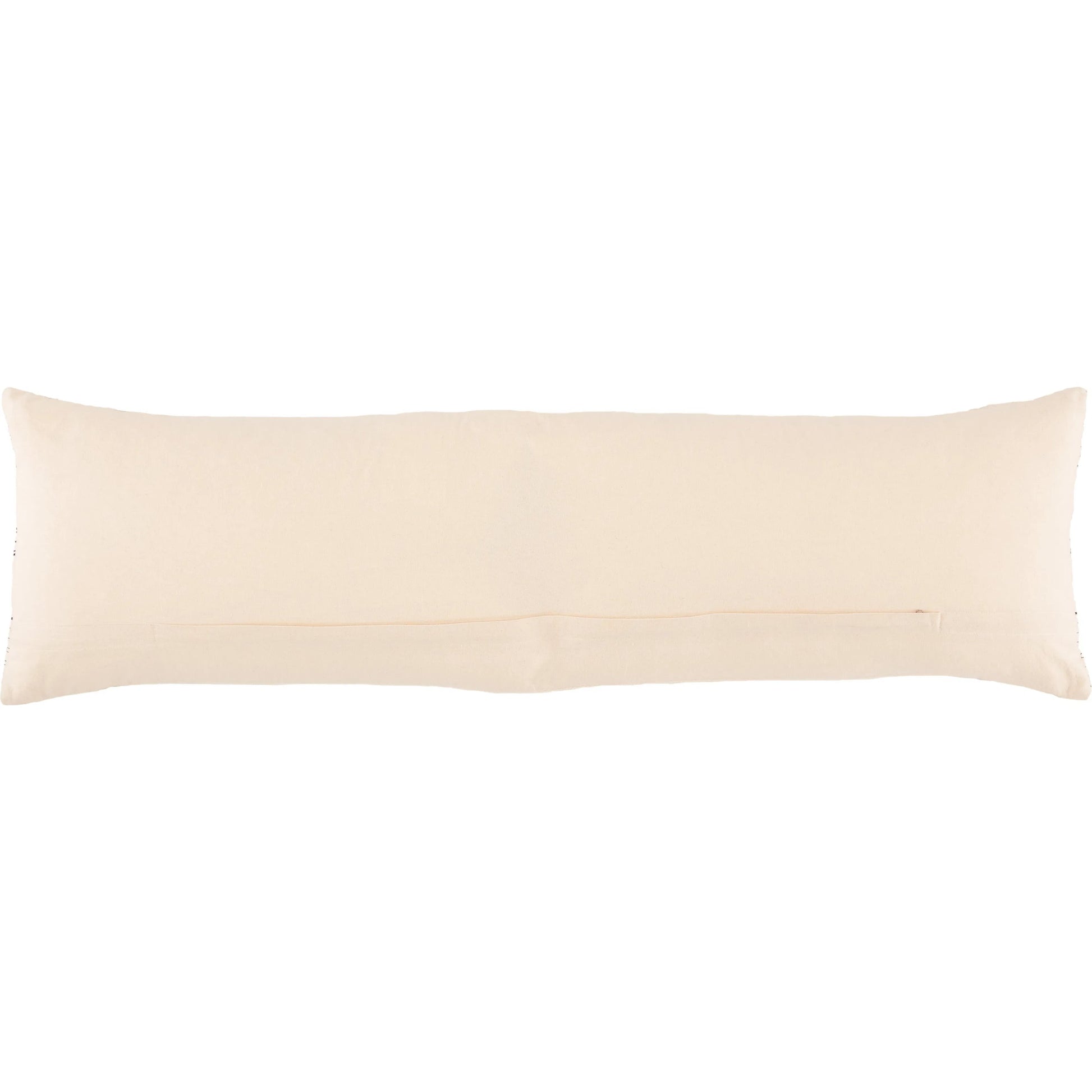 Nagaland Pillow NGW05 Pillow by Jaipur Living in cream, black. Made from 100% cotton in a rustic style.