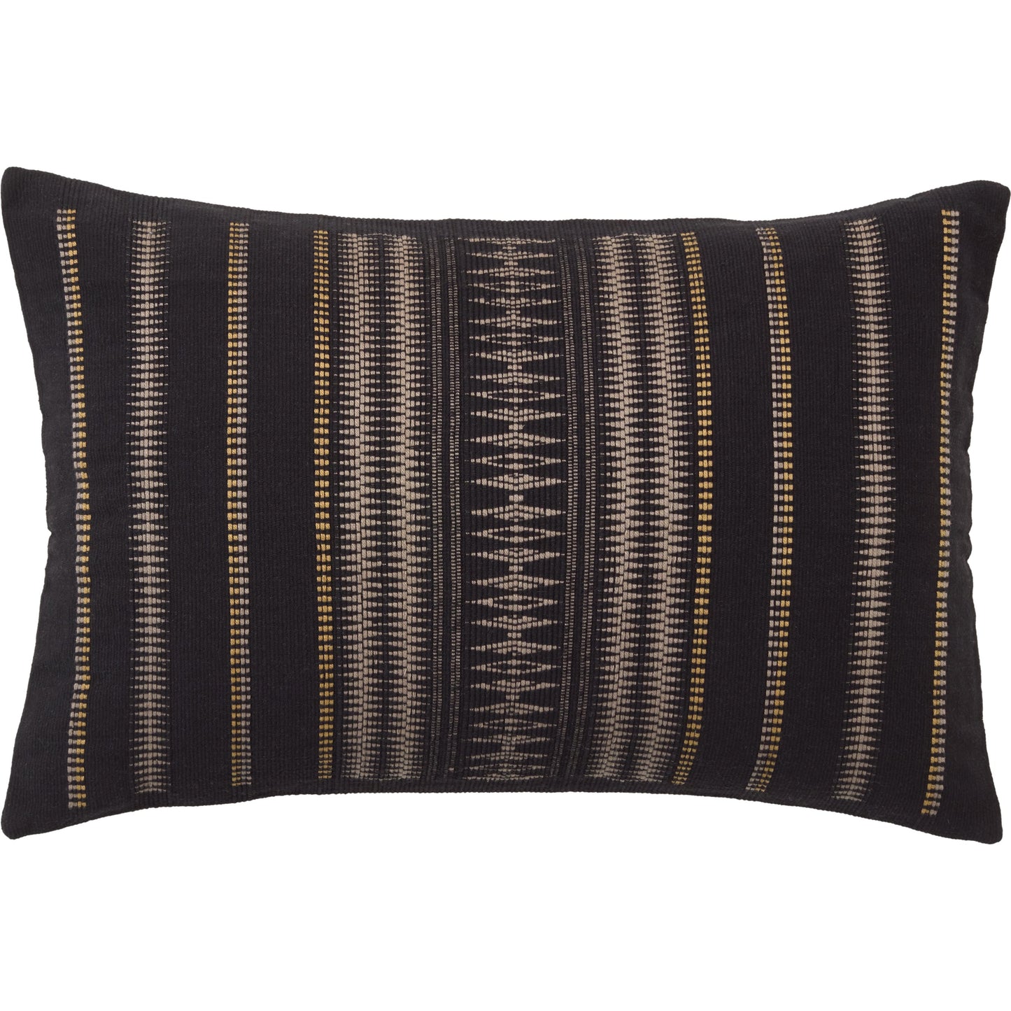 001 SI-2062068,SI-2062069,SI-2354754 | Primary Silo | Nagaland Pillow NGW30 Pillow by Jaipur Living in black, taupe. Made from 100% cotton in a traditional style.