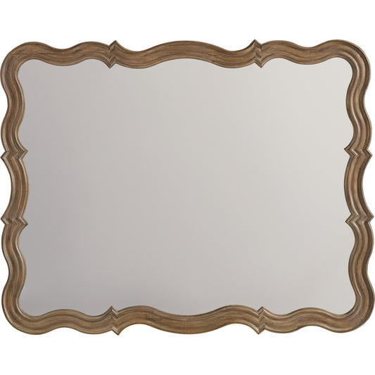Corsica Mirror by Hooker Furniture. Made from resin, metal, mirror in a transitional style.
