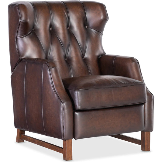 Henderson Press Back Recliner by Hooker Furniture. Made from unique in a unique style.
