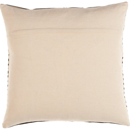 Nashville Pillow - 23455 by Surya in cream, tan, black, light gray. Made from 100% hair on hide, 100% cotton in a unique style.