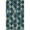 Sage, Emerald, Dark Blue, Seafoam / 2' x 3'