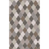 Charcoal, Tan, Lilac, Taupe, Gray, Cream / 2' x 3'