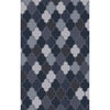 Ink Blue, Slate, Navy, Dark Blue, Medium Gray / 2' x 3'
