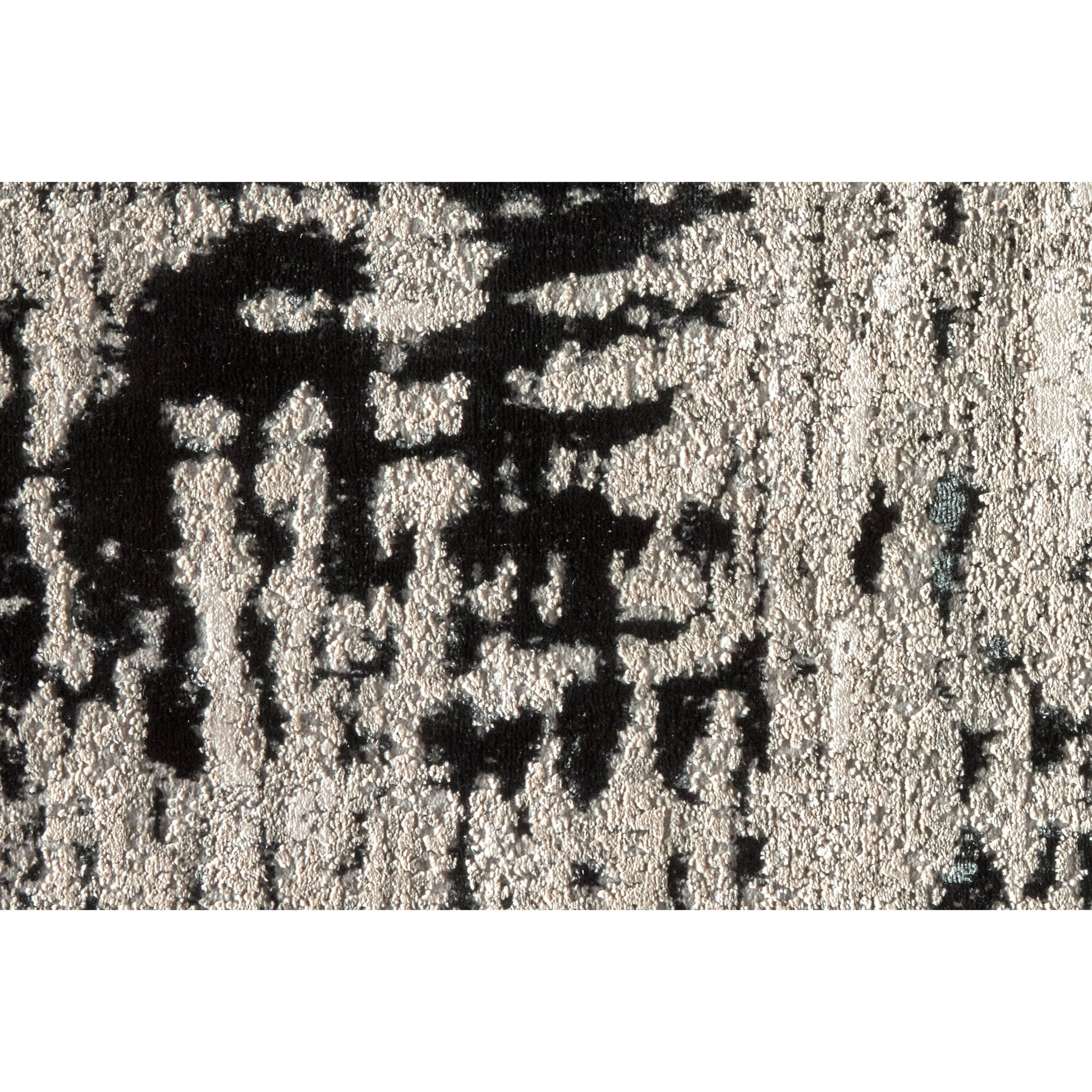 Micah Rug - 3339F by Feizy in black, white, gray. Made from polyester, polypropylene in a unique style.
