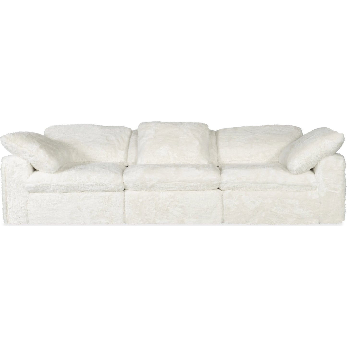 004 SI-2250798 | Additional Silo | Barefoot 3-Seat Sofa by Hooker Furniture in white. Made from 100% polyester in a transitional style.